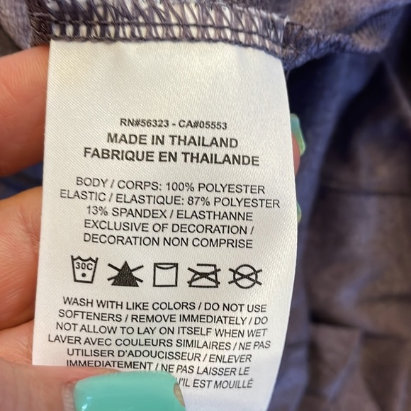 NIKE dry fit Girls elastika training TANK with LOGO STRAPS size Small purple - Picture 6 of 7